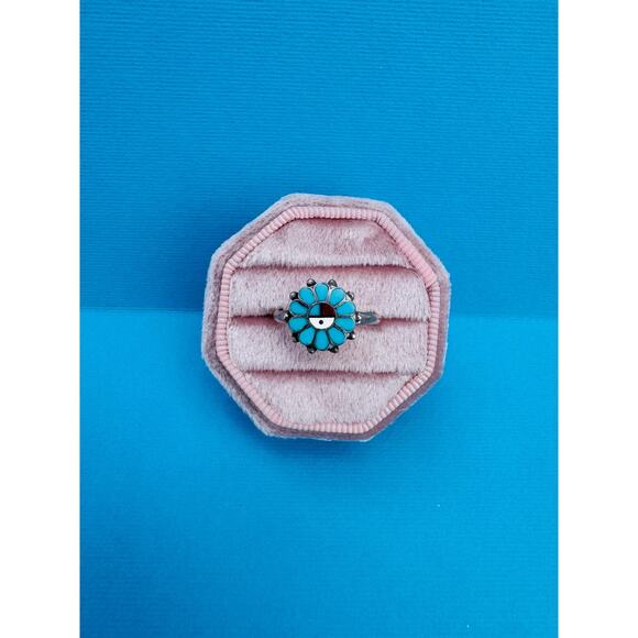 Vintage Zuni/Turquoise Ring - Picture 1 of 5